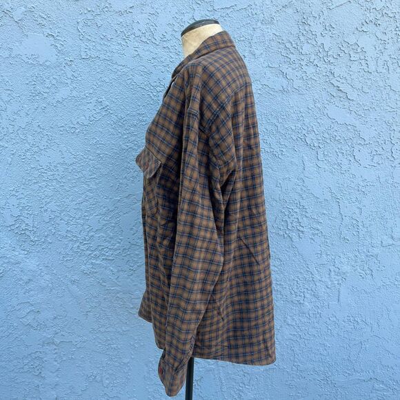Vintage J. Crew Shirt Mens XL Flannel Plaid Oarsman 90s Preppy Casual - Picture 3 of 6
